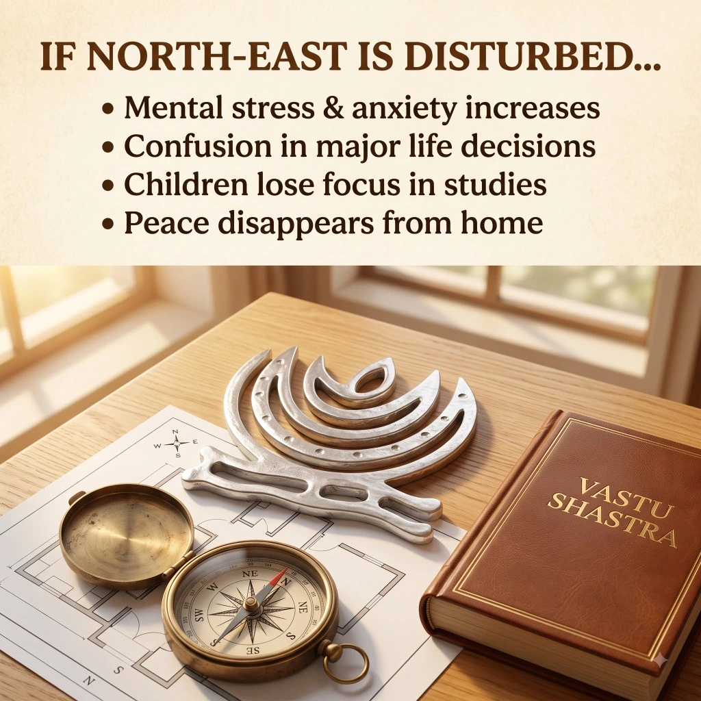 Zinc Curved Vastu Helix (North-East) - styled view